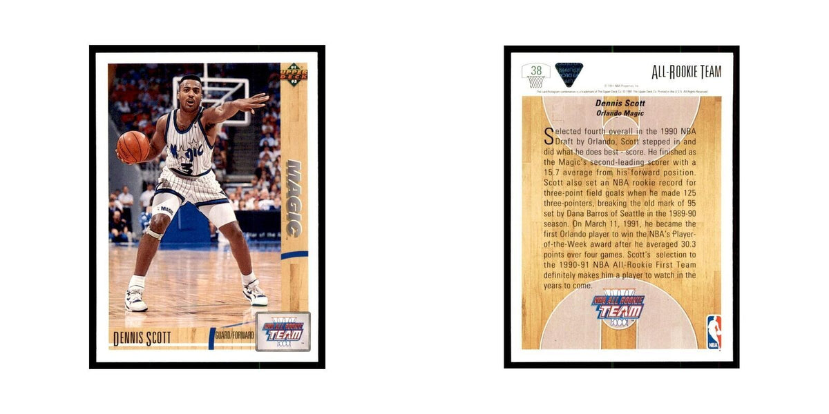 1991 Upper Deck Dennis Scott Basketball Cards #38
