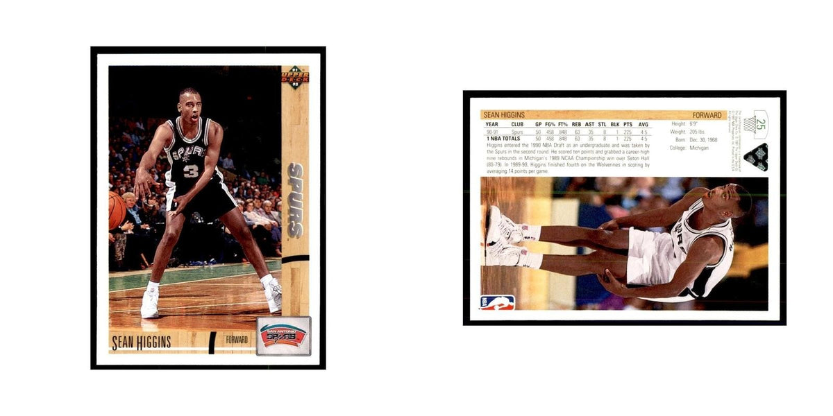1991 Upper Deck Sean Higgins Basketball Cards #25