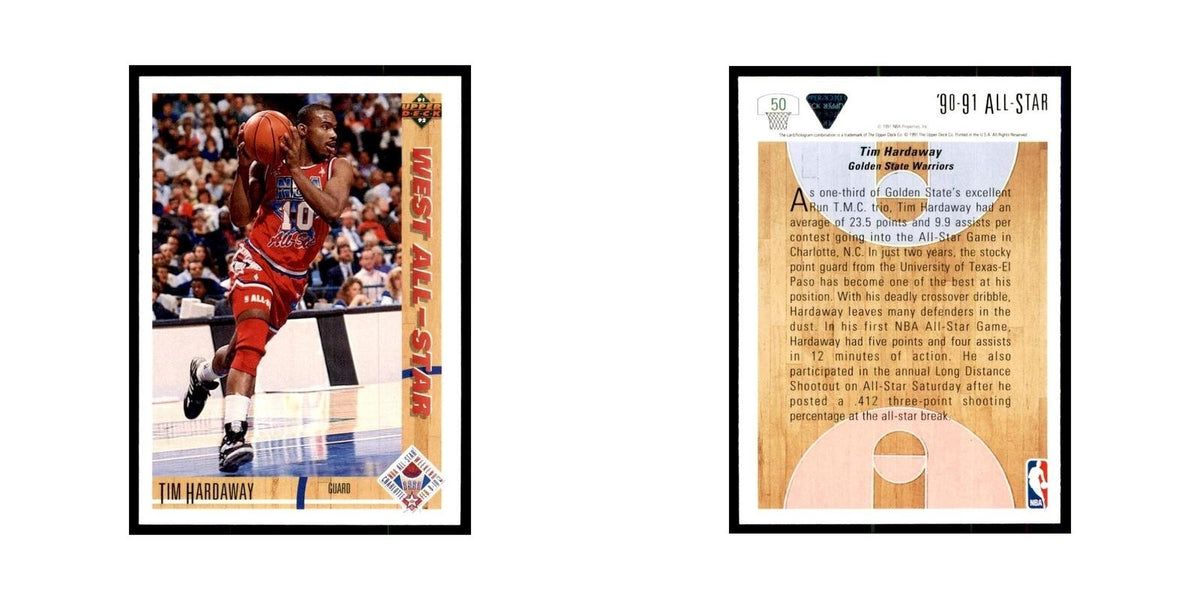 1991 Upper Deck Tim Hardaway Basketball Cards #50