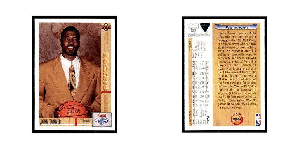 1991 Upper Deck John Turner Basketball Cards #11