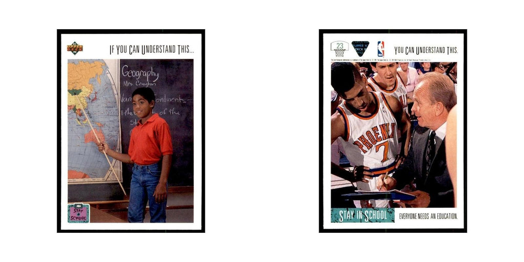 1991 Upper Deck Stay in School Basketball Cards #23