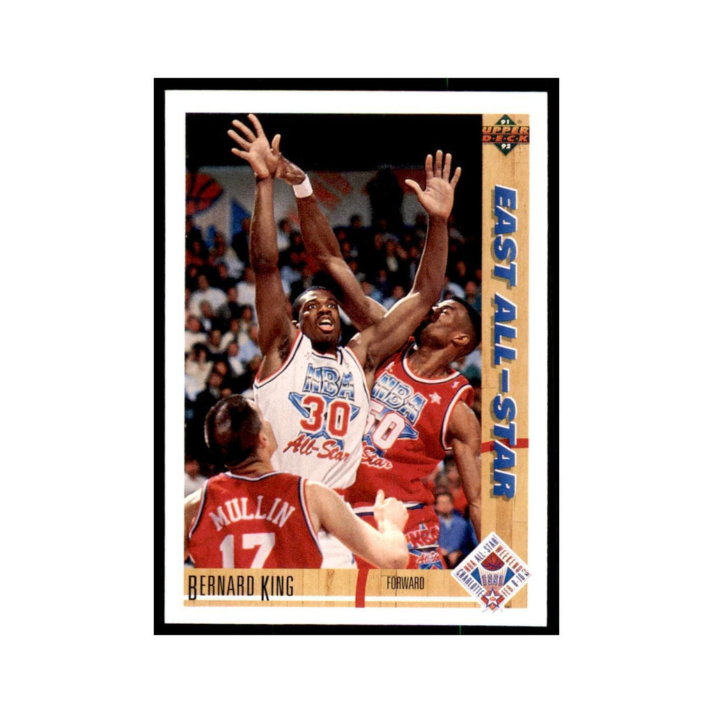 1991 Upper Deck Bernard King Basketball Cards #65