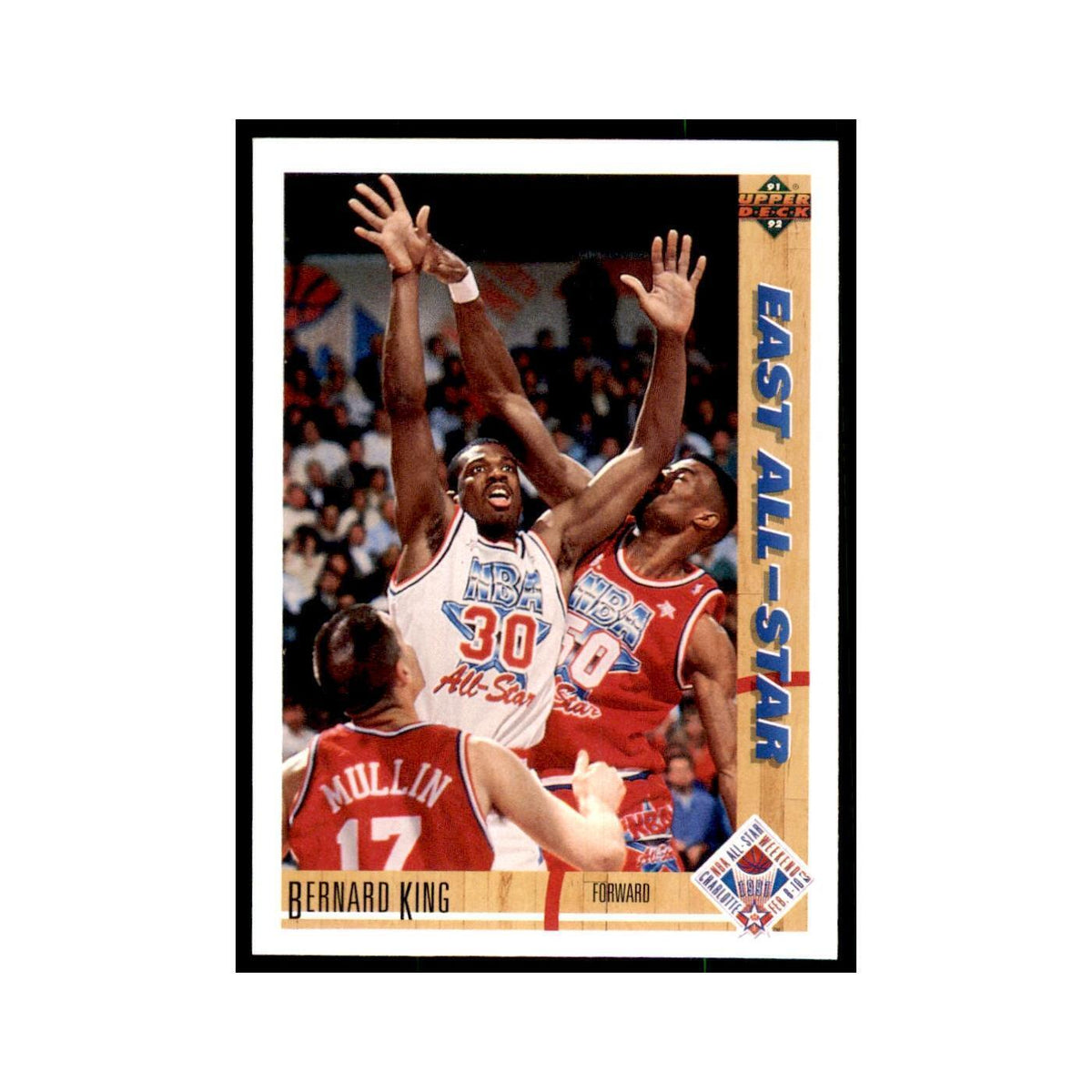 1991 Upper Deck Bernard King Basketball Cards #65
