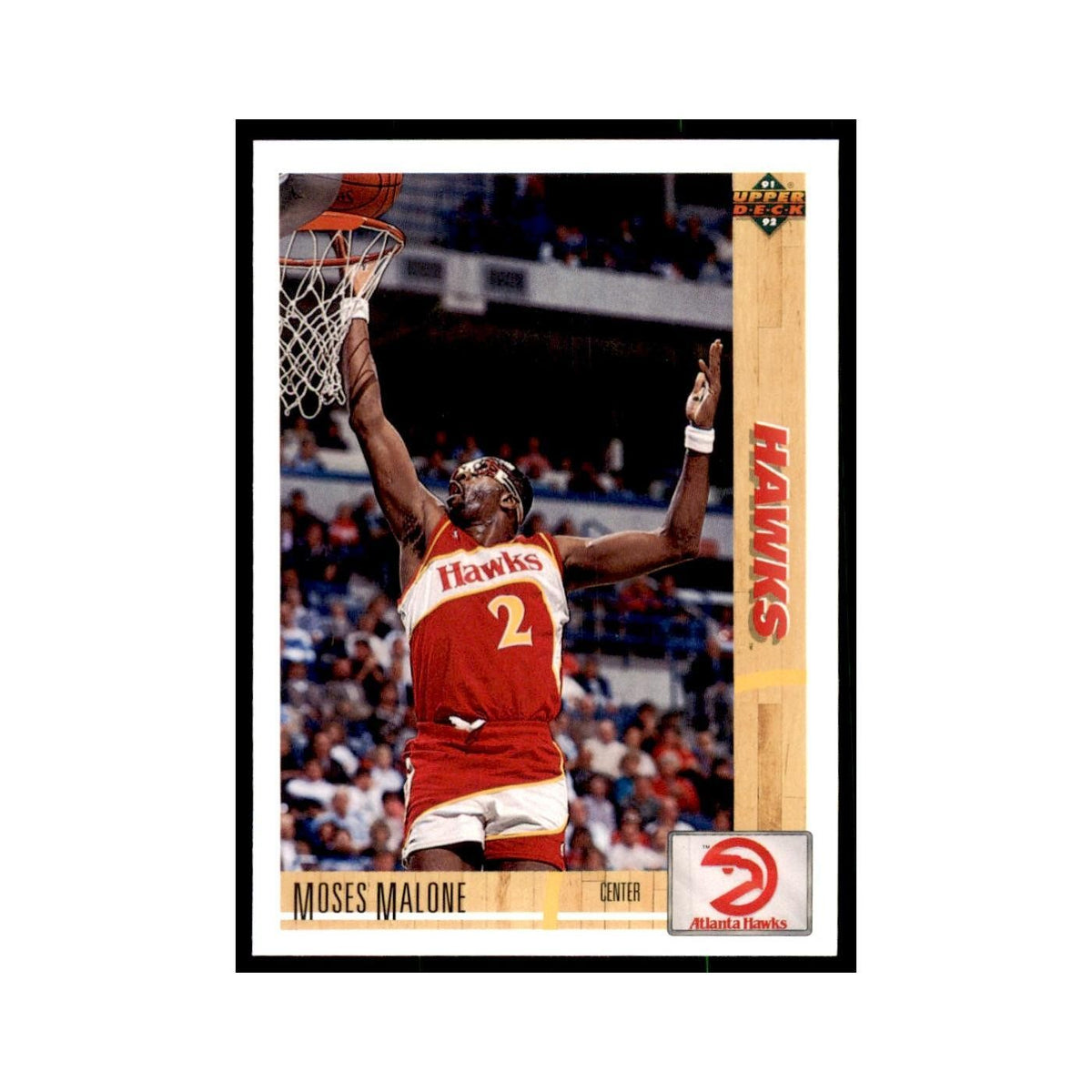 1991 Upper Deck Moses Malone Basketball Cards #47