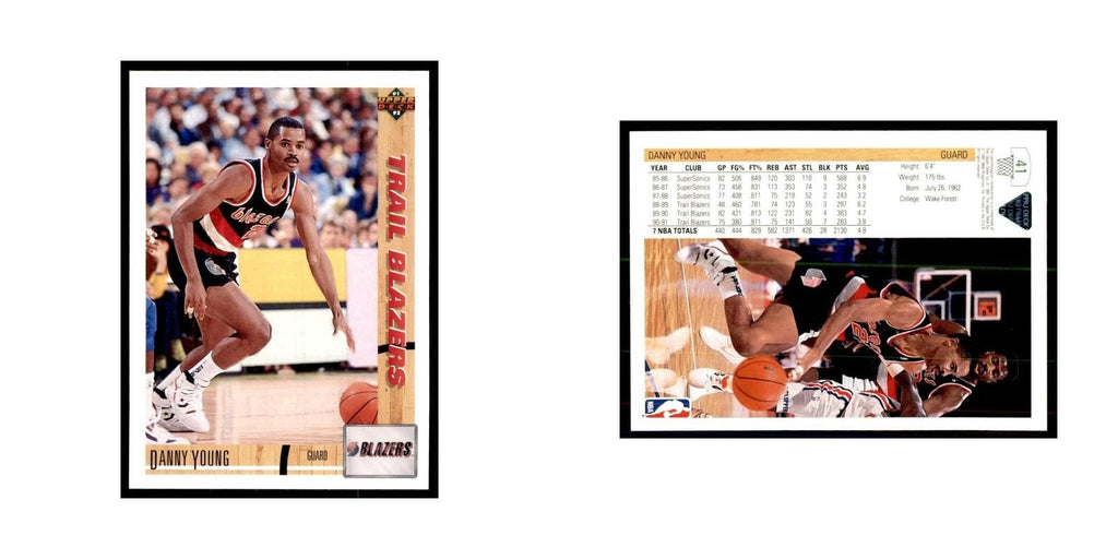1991 Upper Deck Danny Young Basketball Cards #41