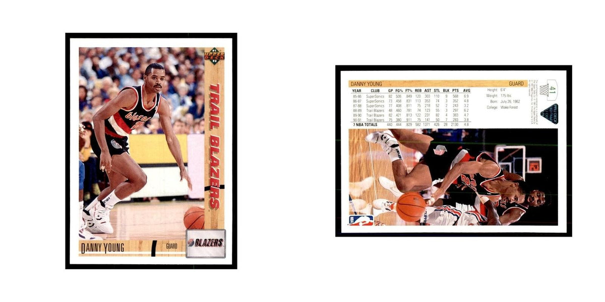 1991 Upper Deck Danny Young Basketball Cards #41