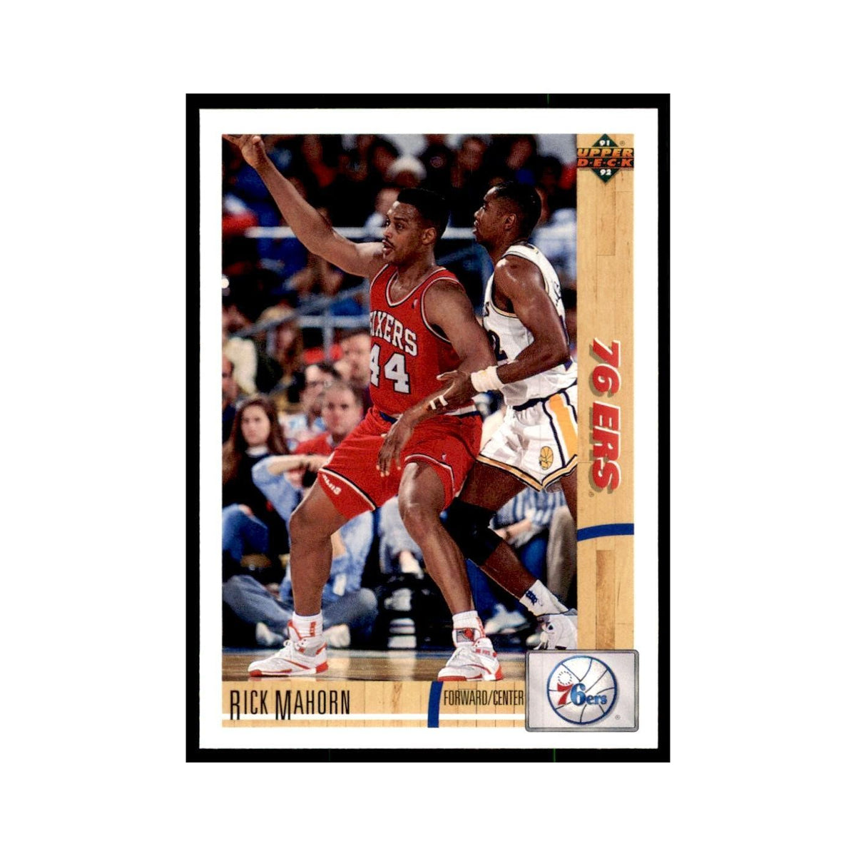 1991 Upper Deck Rick Mahorn Basketball Cards #42