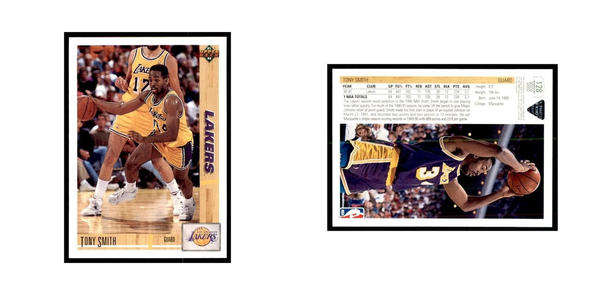 1991 Upper Deck Tony Smith Basketball Cards #128