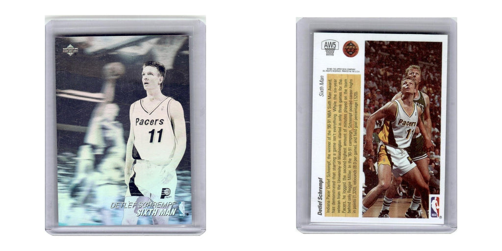 1991 Upper Deck Award Winner Holograms Detlef Schrempf Pacers #AW5