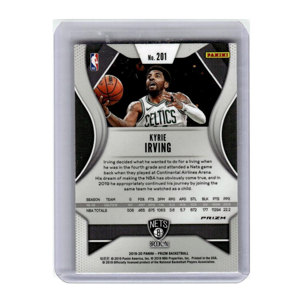 2019 Panini Prizm Silver Kyrie Irving Nets #201