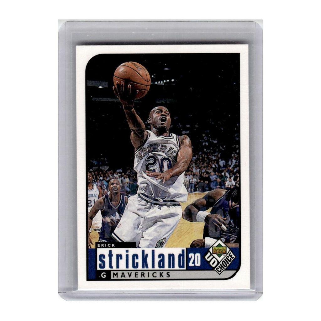 1998 UD Choice Erick Strickland Mavericks #30