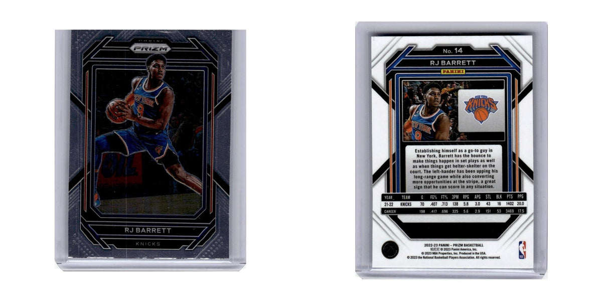 2022 Panini Prizm RJ Barrett Knicks #14