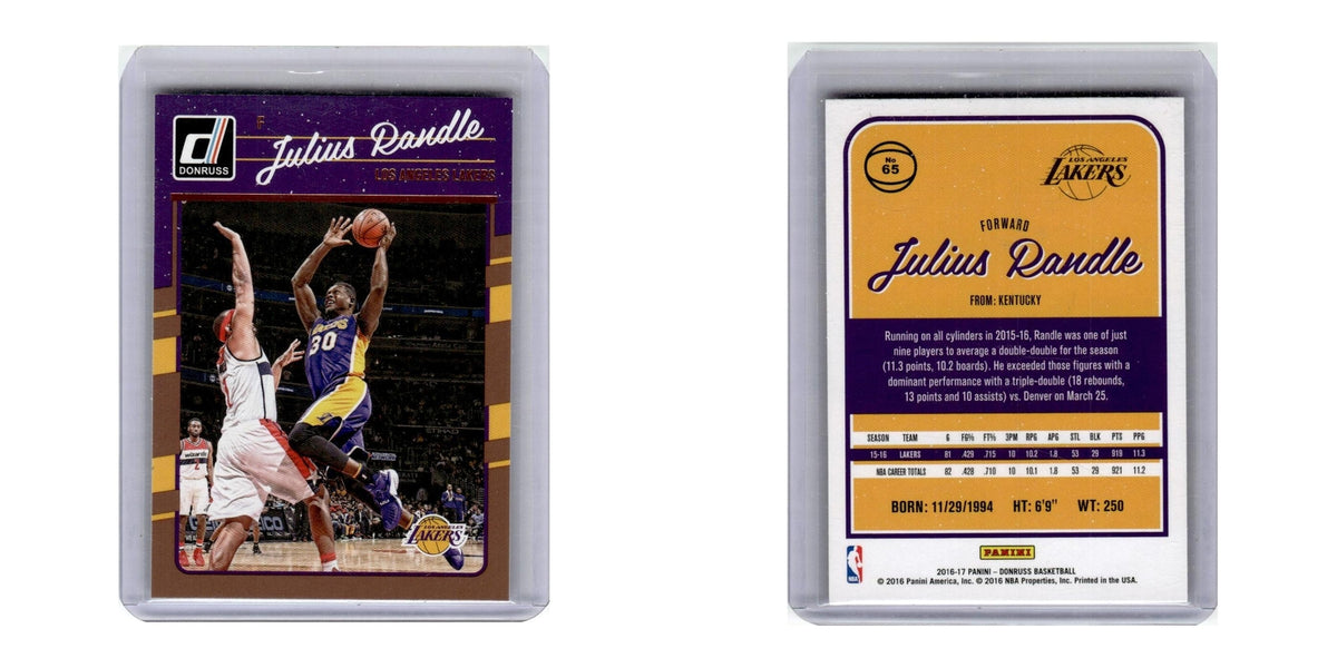 2016 Donruss Julius Randle Lakers #65