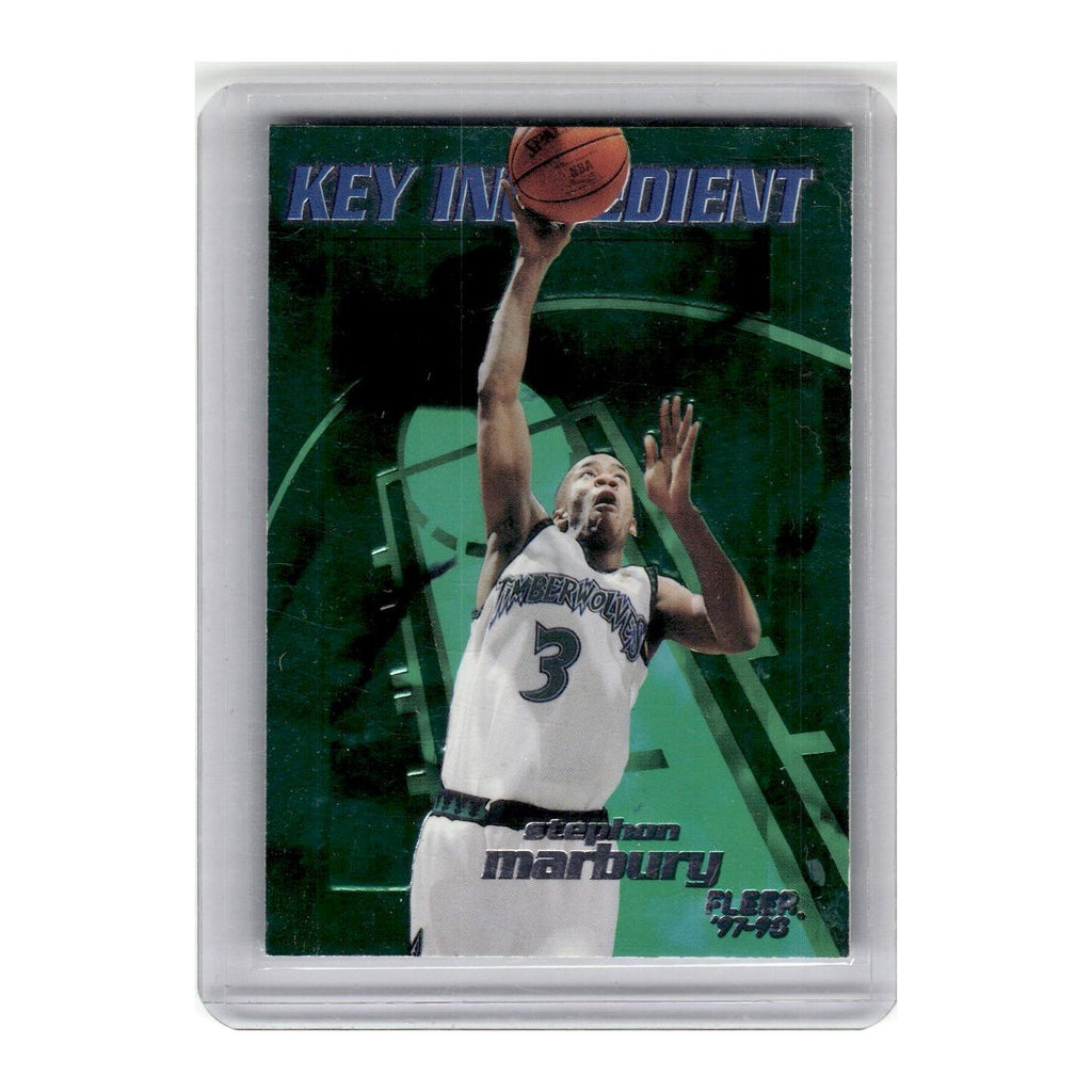 1997 Fleer Stephon Marbury Timberwolves #7