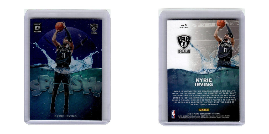2020 Donruss Optic Prizm Splash Kyrie Irving Nets #8