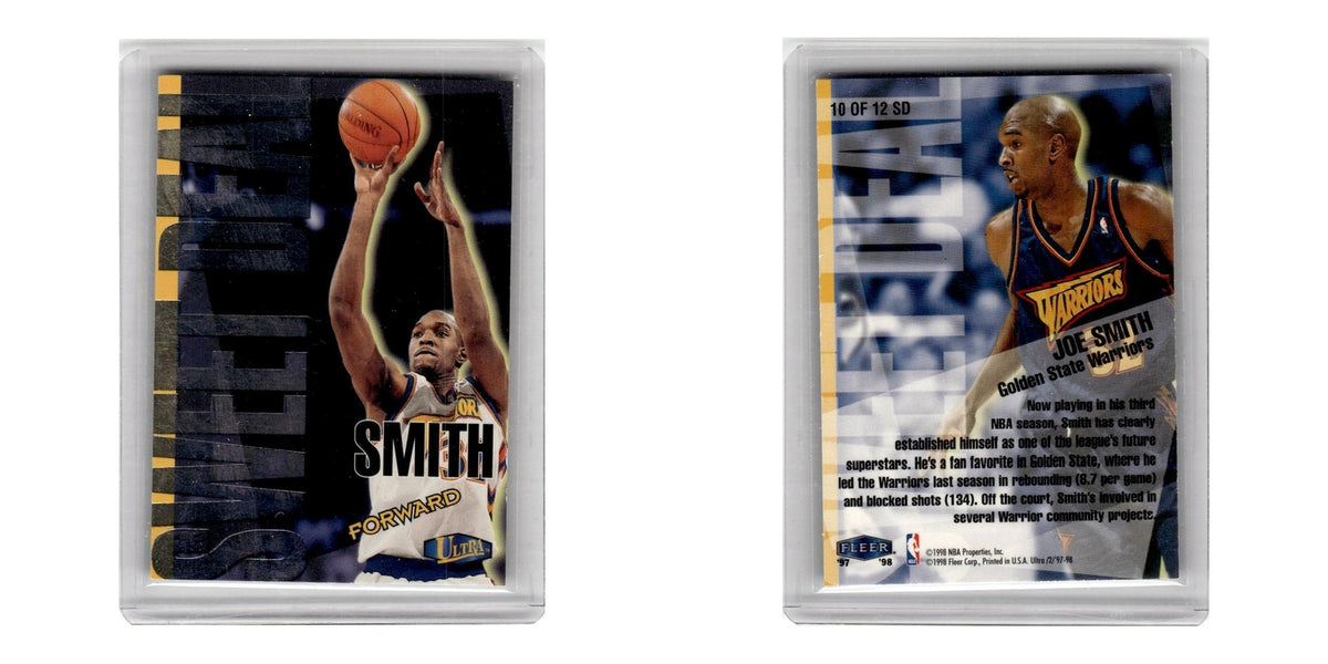 1997 Fleer Ultra Joe Smith Golden State Warriors #10SD