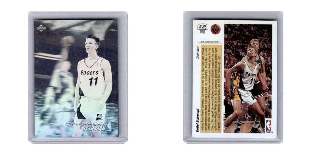 1991 Upper Deck Award Winner Holograms Detlef Schrempf Pacers #AW5