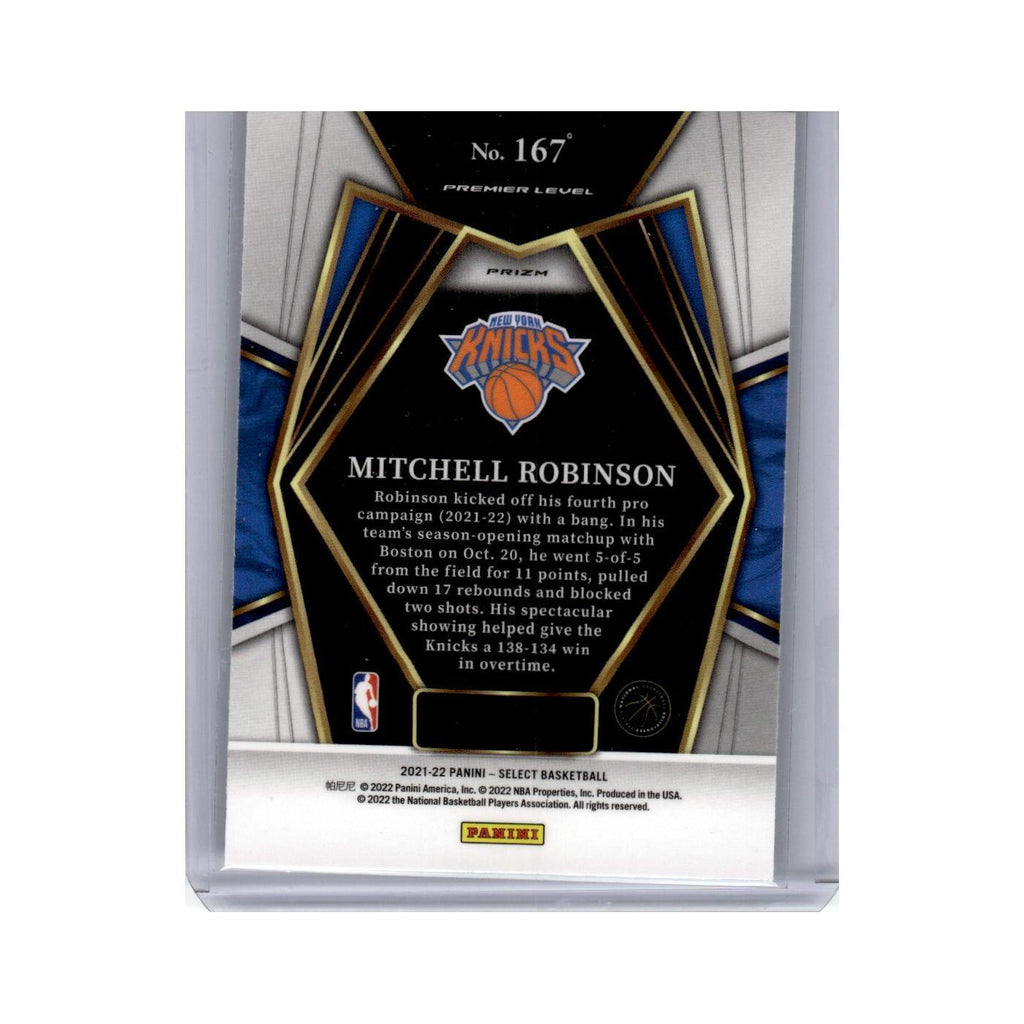 2021 Panini Select Prizm Mitchell Robinson Knicks #167