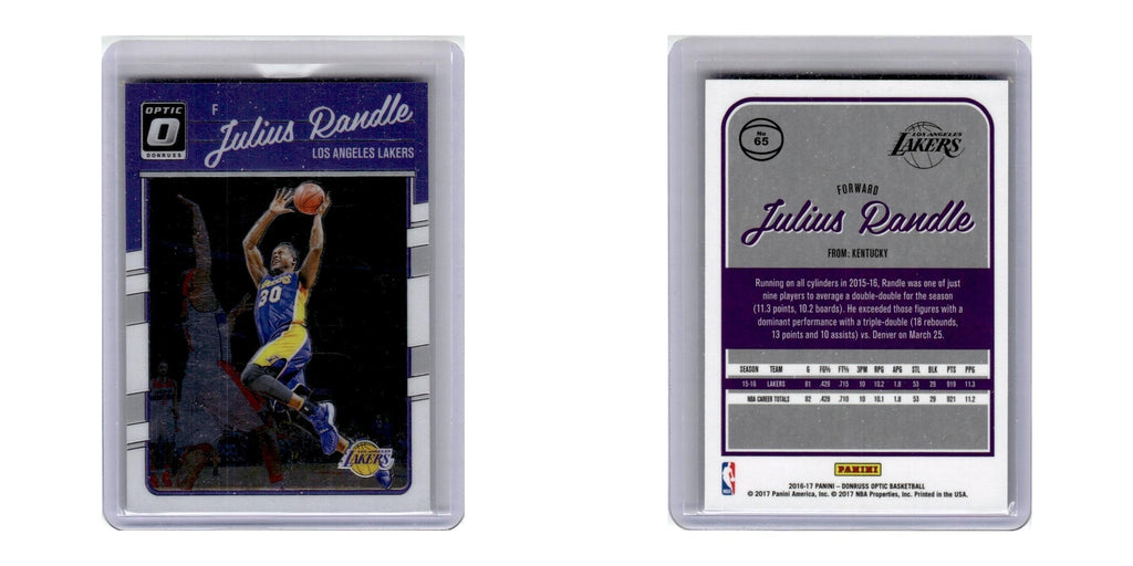 2016 Donruss Optic Julius Randle Lakers #65