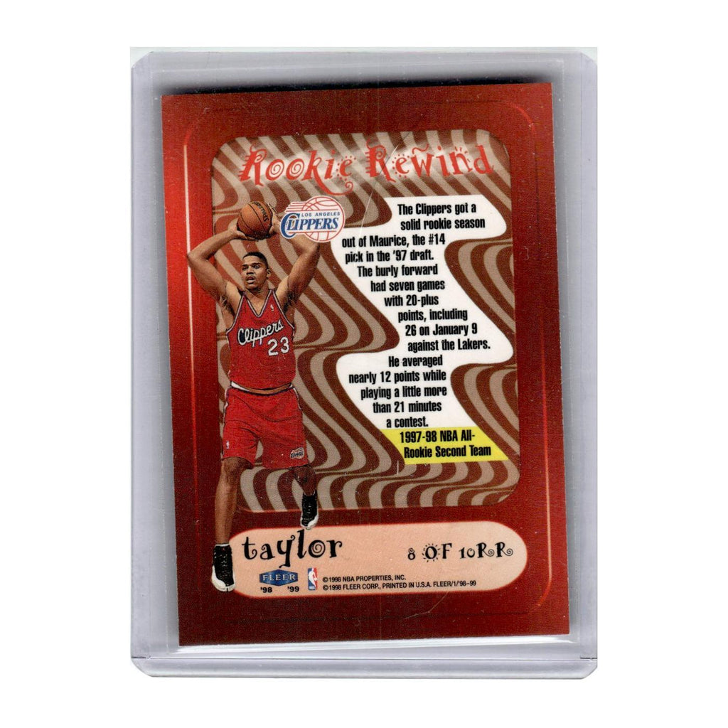 1998 Fleer Tradition Maurice Taylor Clippers #8RR