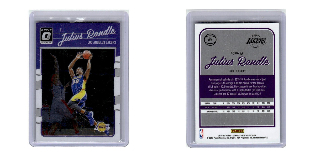 2016 Donruss Optic Julius Randle Lakers #65