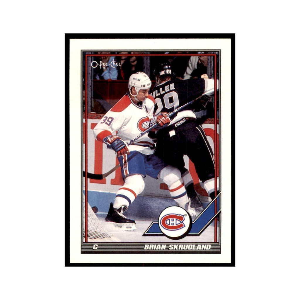 Brian Skrudland 1991 O-Pee-Chee #349 Montreal Canadiens Hockey Card NM