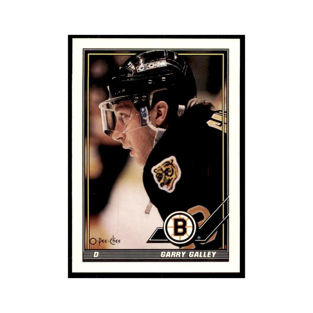 Garry Galley 1991 O-Pee-Chee #86 Boston Bruins Hockey Card NM
