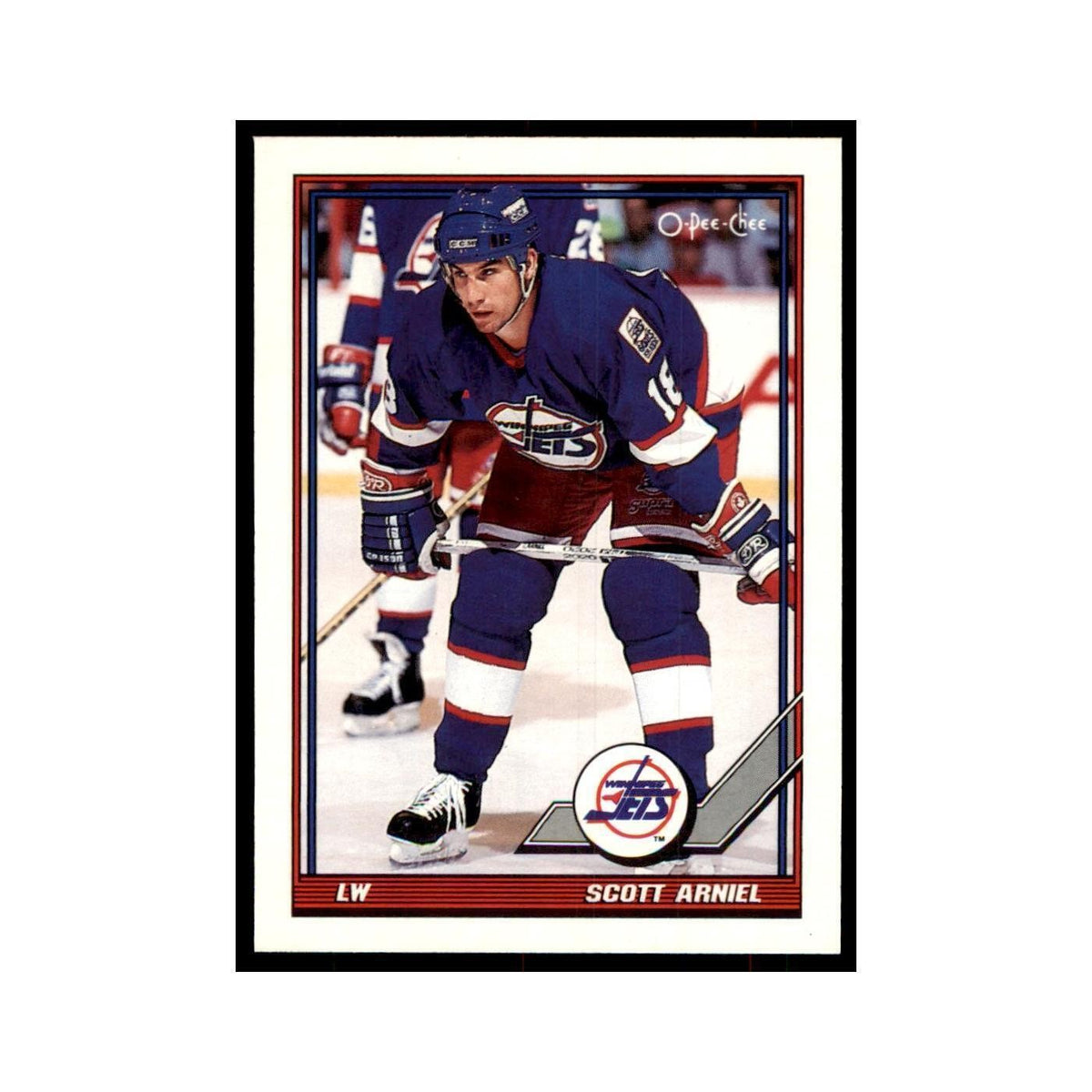 Scott Arniel 1991 O-Pee-Chee #137 Winnipeg Jets Hockey Card NM