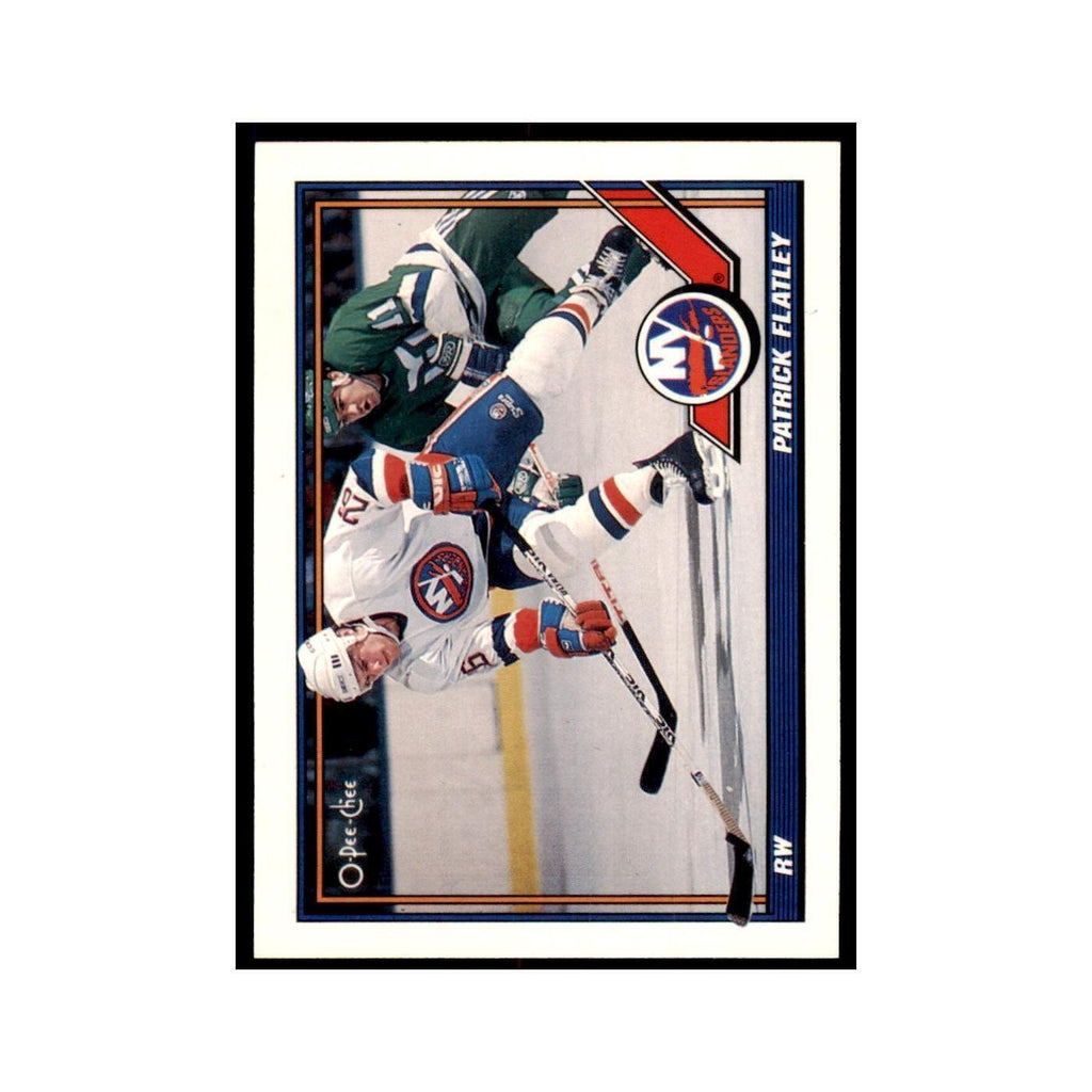 Patrick Flatley 1991 O-Pee-Chee #343 New York Islanders Hockey Card NM