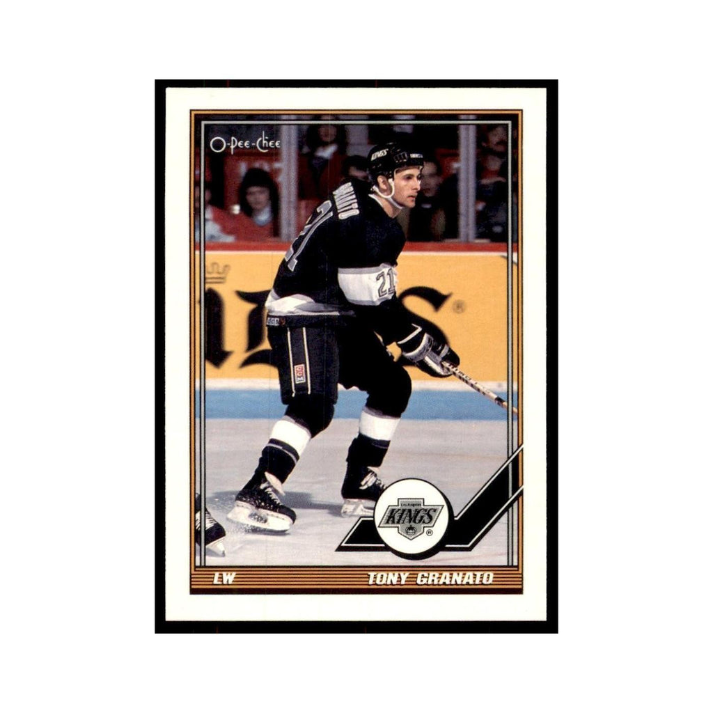 Tony Granato 1991 O-Pee-Chee #88 Los Angeles Kings Hockey Card NM