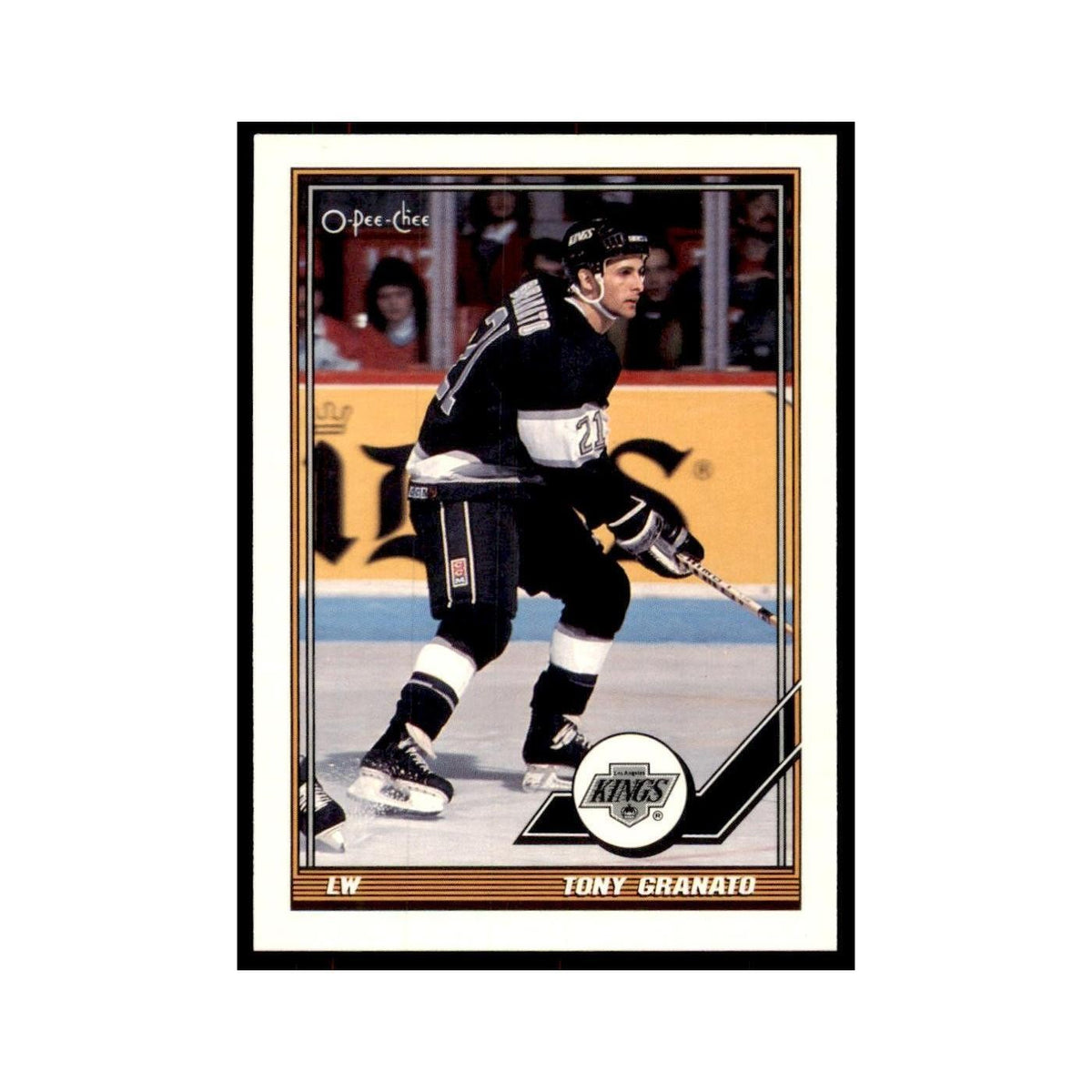 Tony Granato 1991 O-Pee-Chee #88 Los Angeles Kings Hockey Card NM