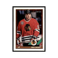 Greg Gilbert 1991 O-Pee-Chee #149 Chicago Blackhawks Hockey Card NM