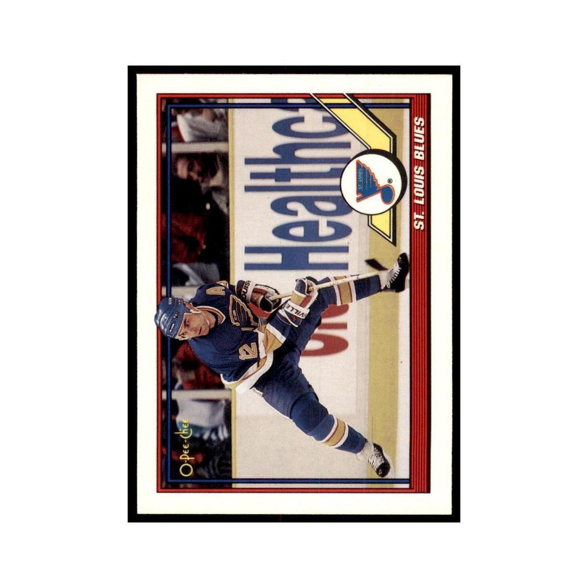 St. Louis Blues 1991 O-Pee-Chee #347 St. Louis Blues Hockey Card NM
