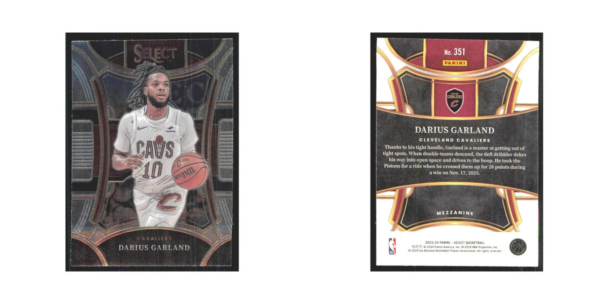 Darius Garland 2023 Panini Select #351 Cleveland Cavaliers Basketball Card NM