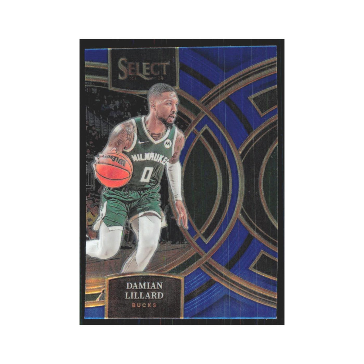 Damian Lillard 2023 Panini Select #138 Milwaukee Bucks Basketball Card NM