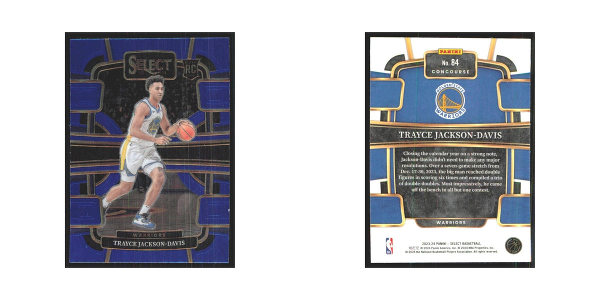 Trayce Jackson-Davis 2023 Panini Select #84 Golden State Warriors NM