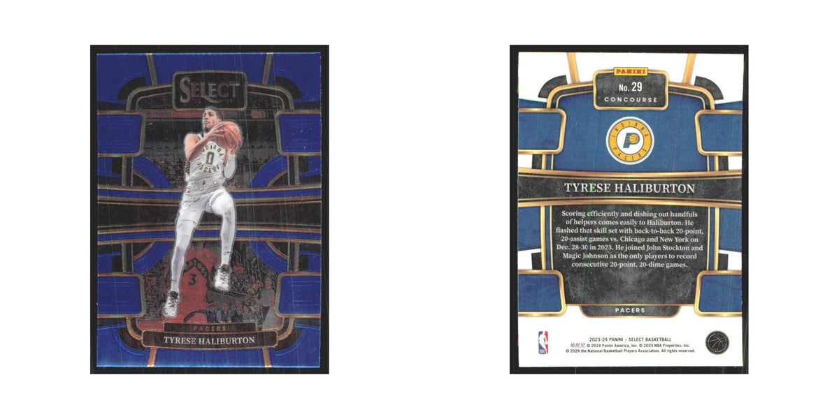 Tyrese Haliburton 2023 Panini Select #29 Indiana Pacers Basketball Card NM