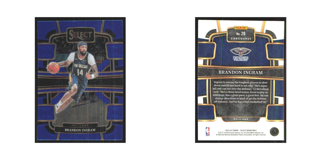 Brandon Ingram 2023 Panini Select #28 New Orleans Pelicans Basketball Card NM