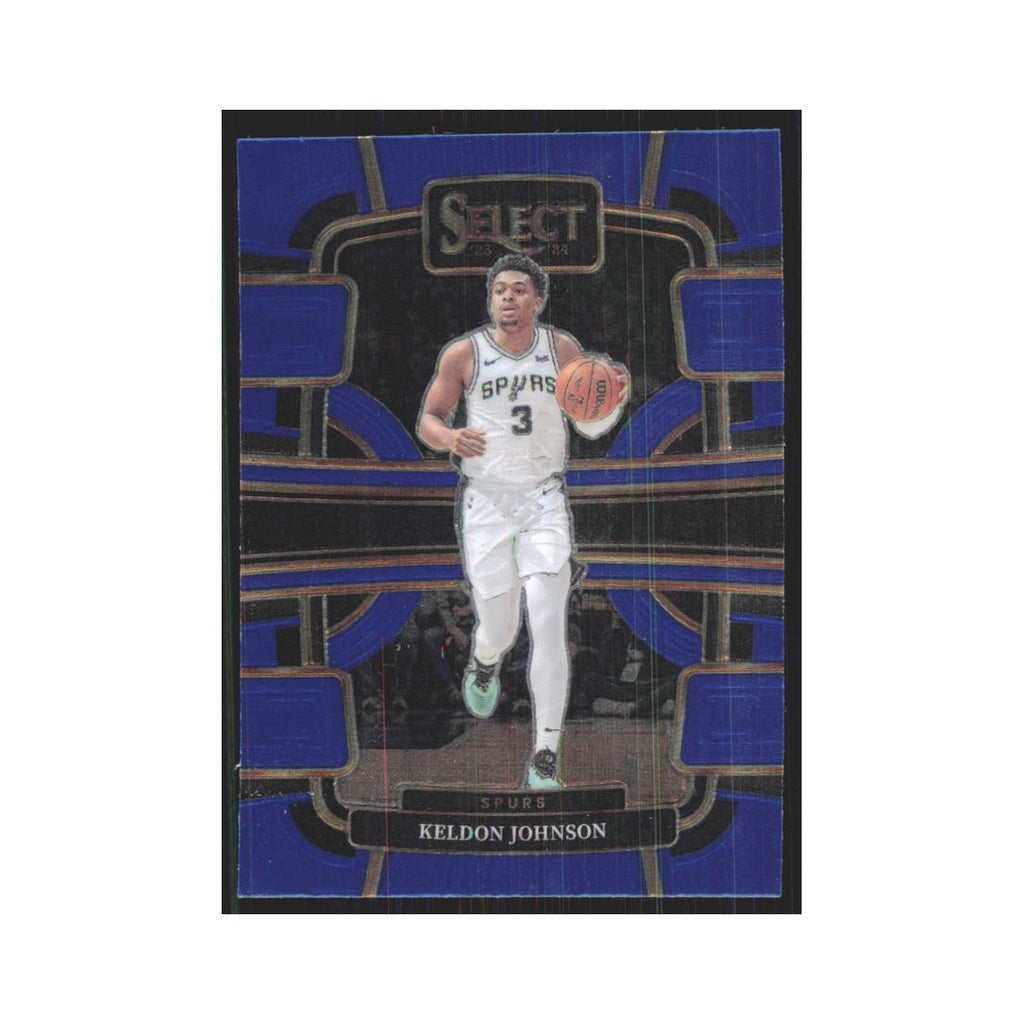 Keldon Johnson 2023 Panini Select #61 San Antonio Spurs Basketball Card NM