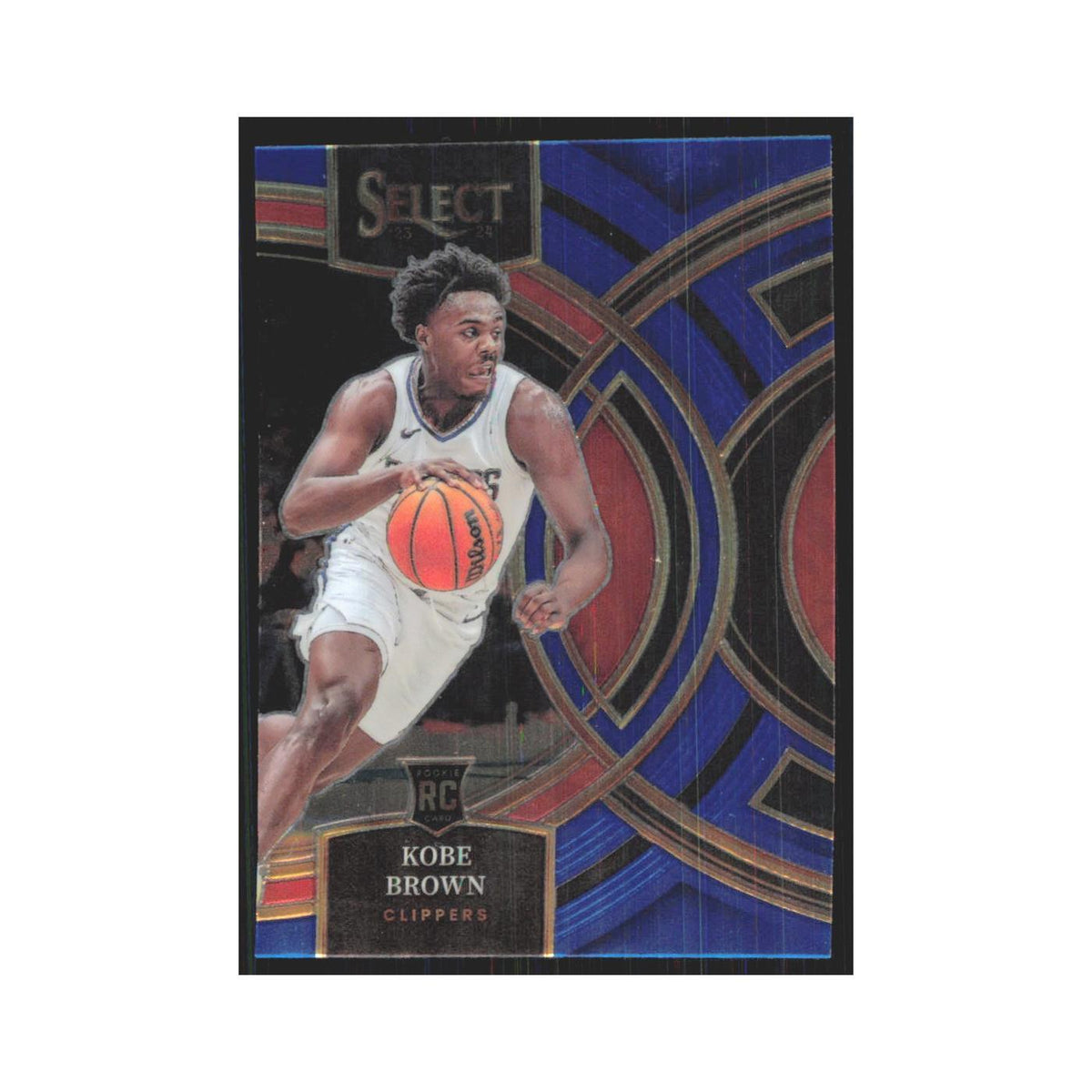Kobe Brown 2023 Panini Select #110 Los Angeles Clippers Basketball Card NM