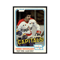 Dennis Ververgaert 1981 O-Pee-Chee #356 Washington Capitals Hockey Card EX