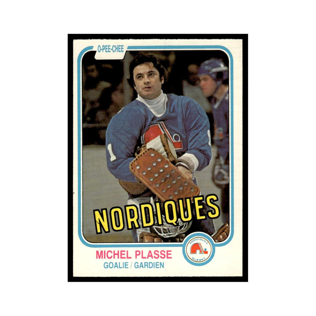 Michel Plasse 1981 O-Pee-Chee #281 Quebec Nordiques Hockey Card EX