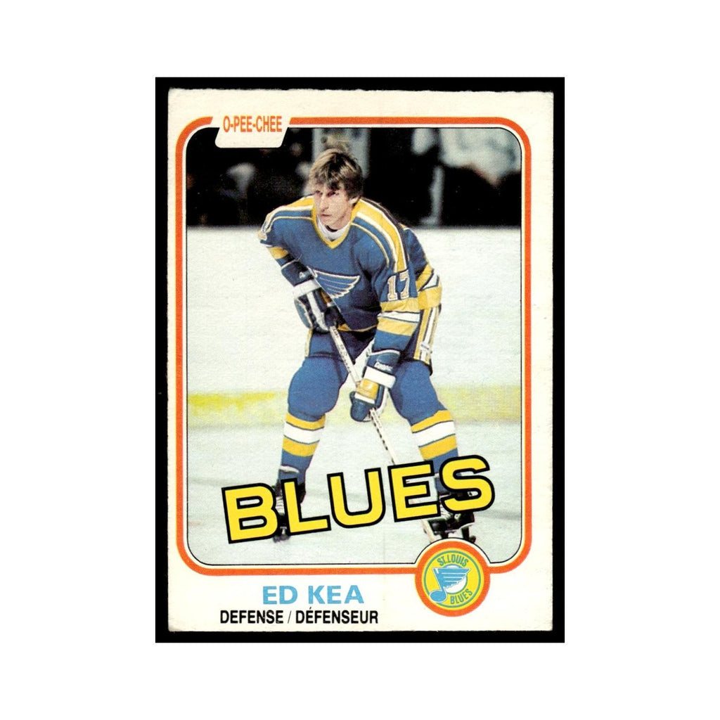 Ed Kea 1981 O-Pee-Chee #294 St. Louis Blues Hockey Card EX