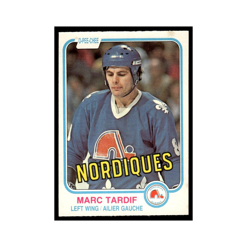 Marc Tardif 1981 O-Pee-Chee #283 Quebec Nordiques Hockey Card EX