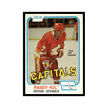 Randy Holt 1981 O-Pee-Chee #41 Washington Capitals Hockey Card EX