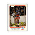 Steve Baker 1981 O-Pee-Chee #231 New York Rangers Hockey Card EX
