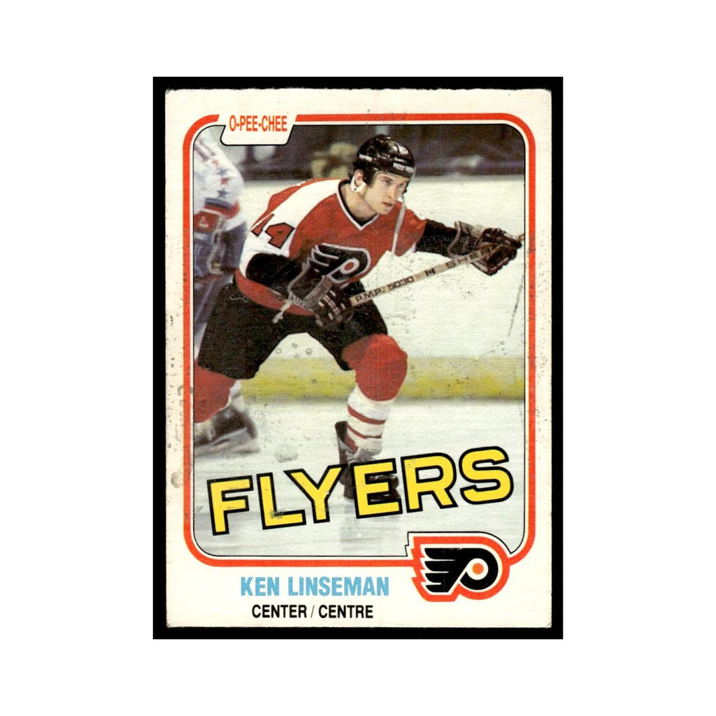 Ken Linseman 1981 O-Pee-Chee #244 Philadelphia Flyers Hockey Card EX