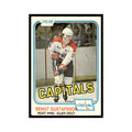 Bengt Gustafsson 1981 O-Pee-Chee #353 Washington Capitals Hockey Card EX