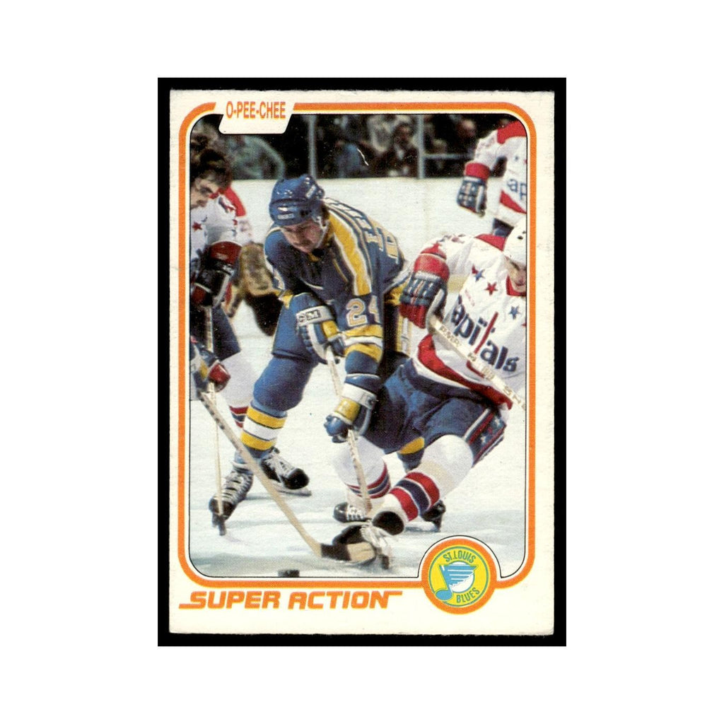 Bernie Federko 1981 O-Pee-Chee #300 St. Louis Blues Hockey Card EX