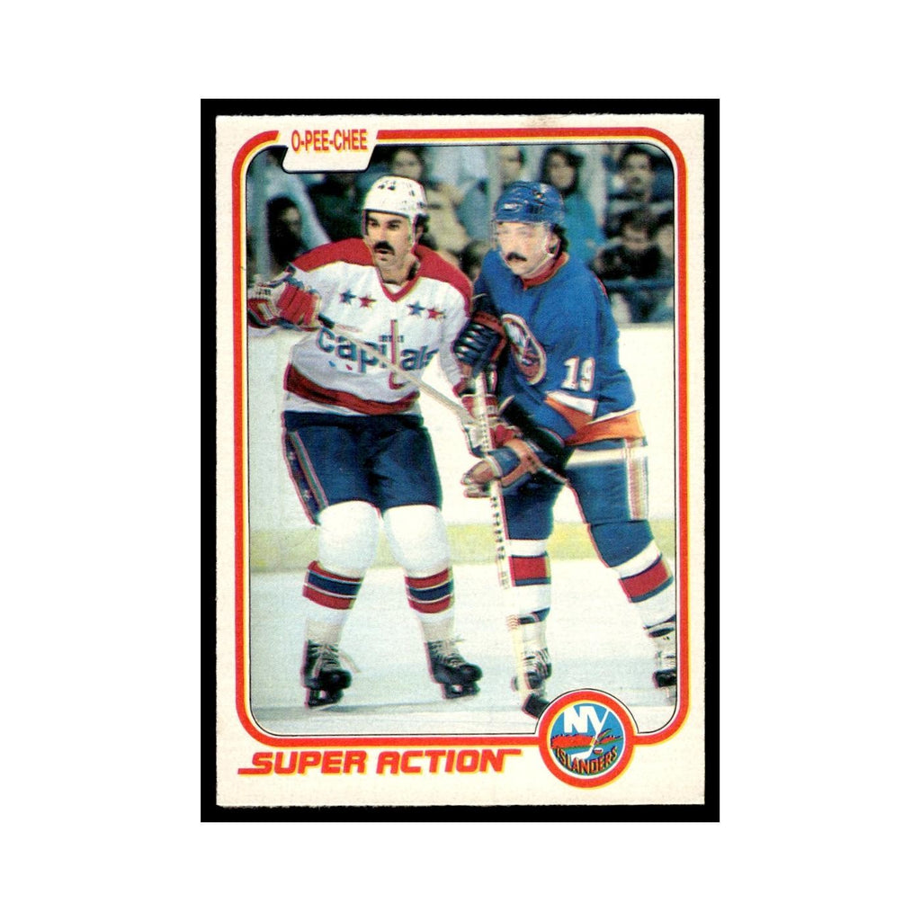 Bryan Trottier 1981 O-Pee-Chee #210 New York Islanders Hockey Card EX